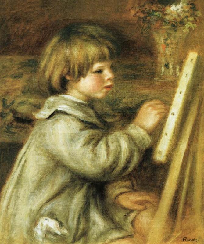 Pierre Renoir Coco Painting oil painting image